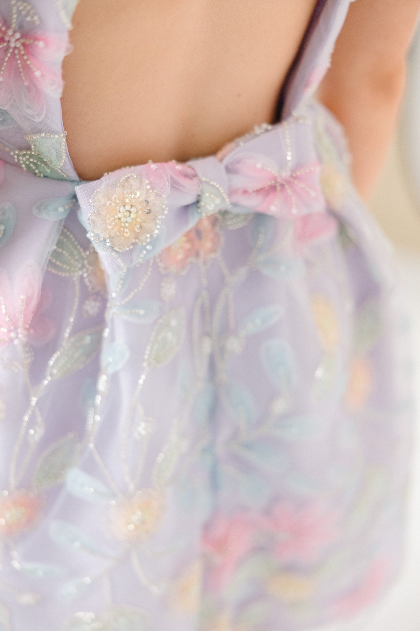Lavender Stiff Skirt Dress Pattern