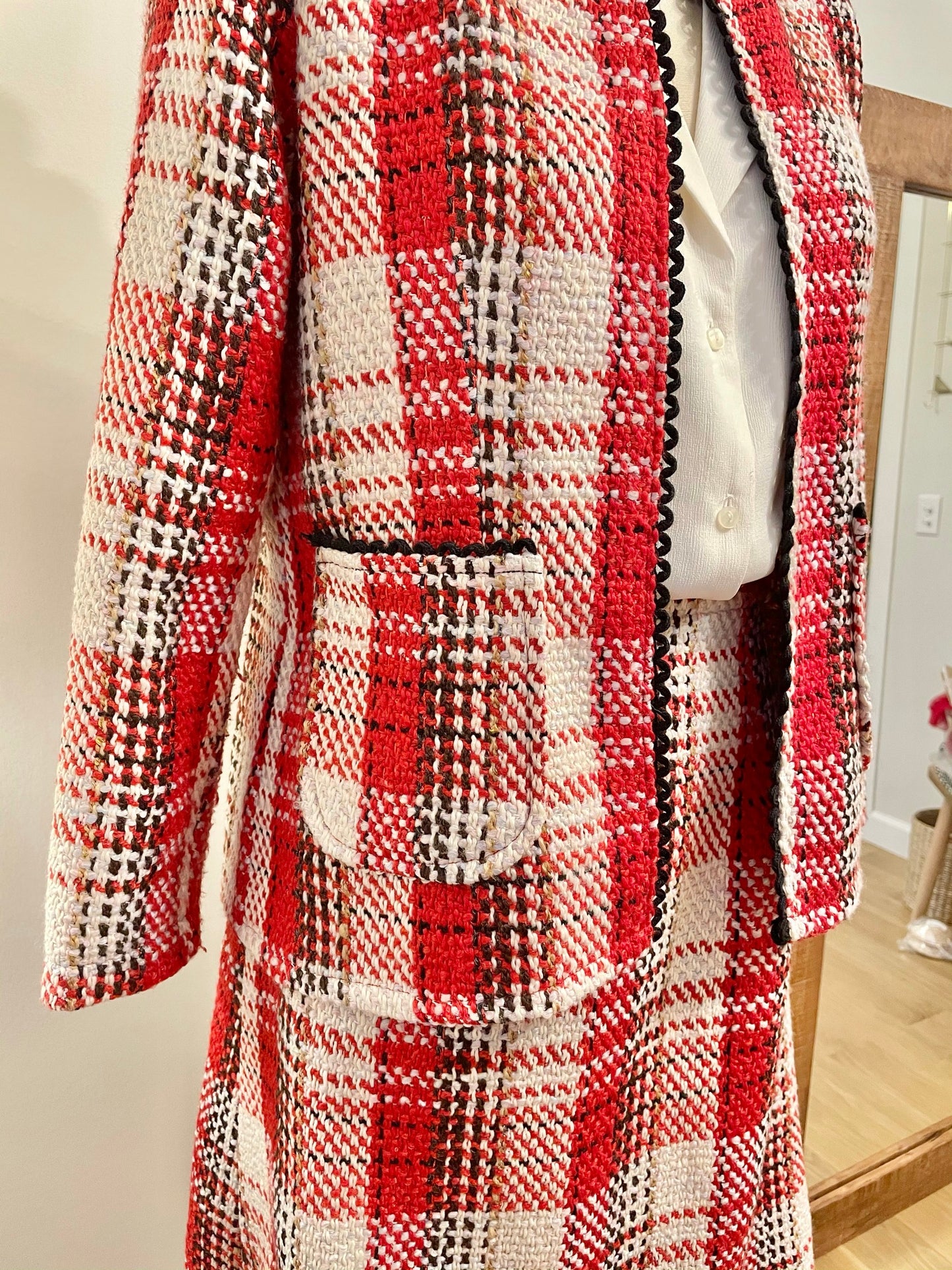 Red Tweed Custom Patterns