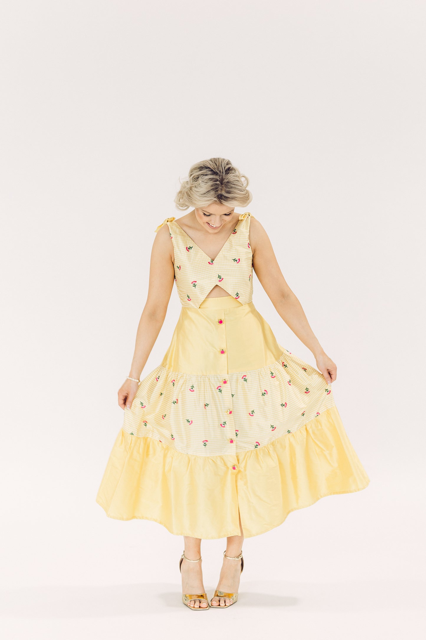 Custom Yellow Dress Pattern