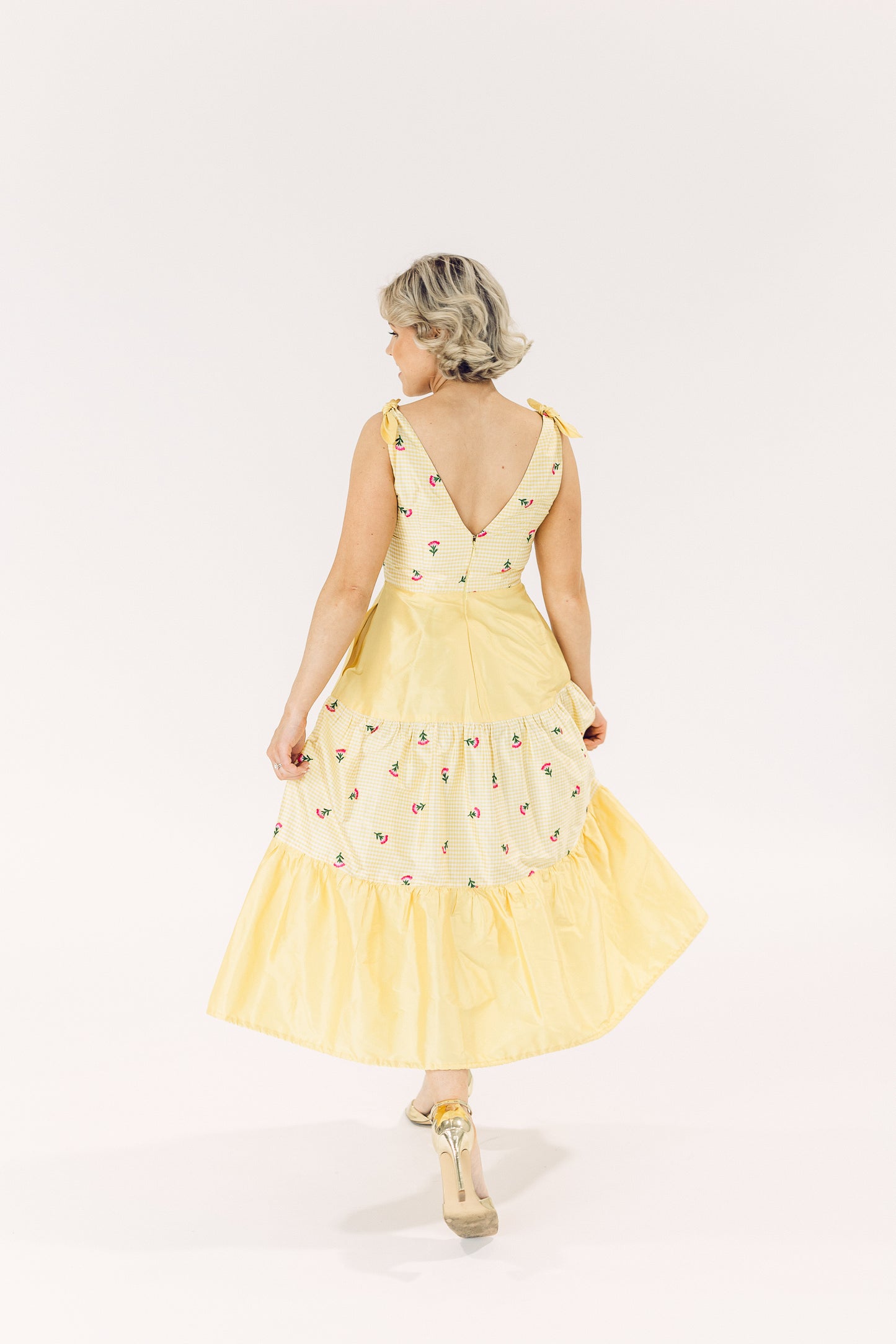 Custom Yellow Dress Pattern