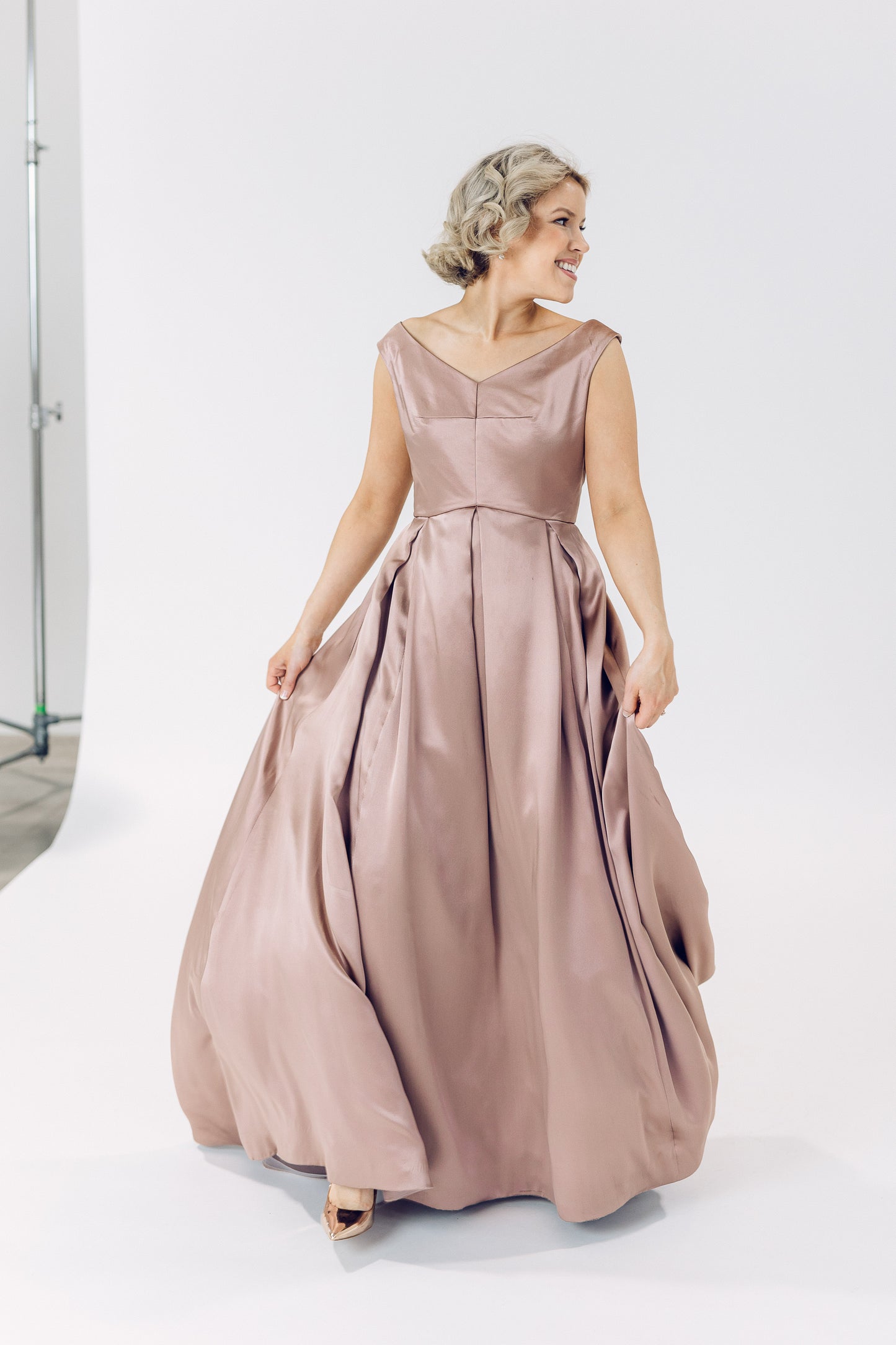 Charmeuse Rose Custom Patterns