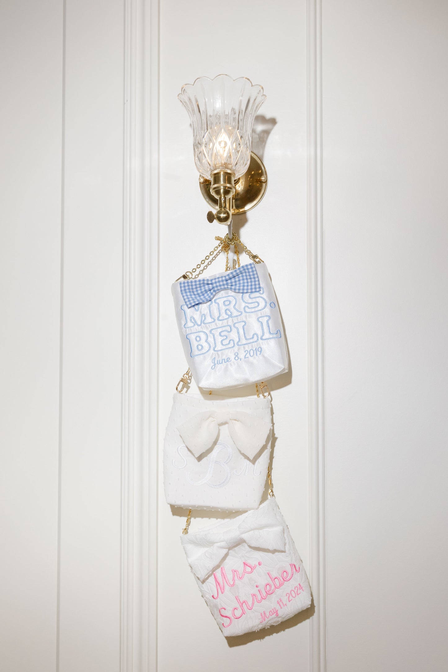 Embroidered Boxy Purse