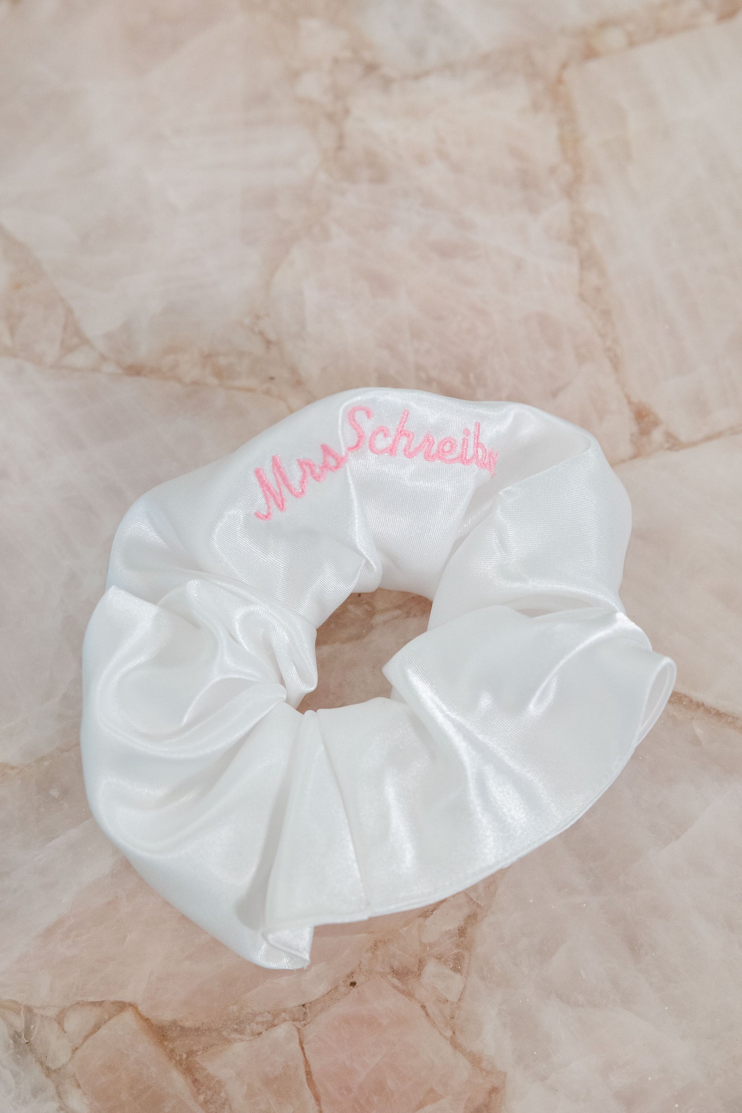 Embroidered Scrunchies