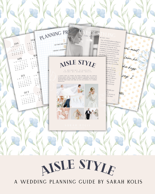 Aisle Style: A Wedding Planning Guide by Sarah Kolis DIGITAL DOWNLOAD