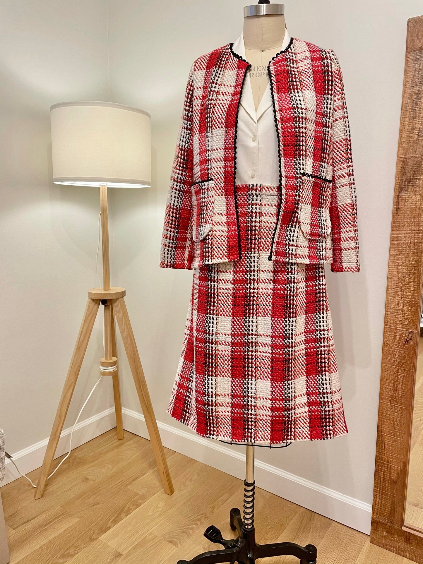 Red Tweed Custom Patterns