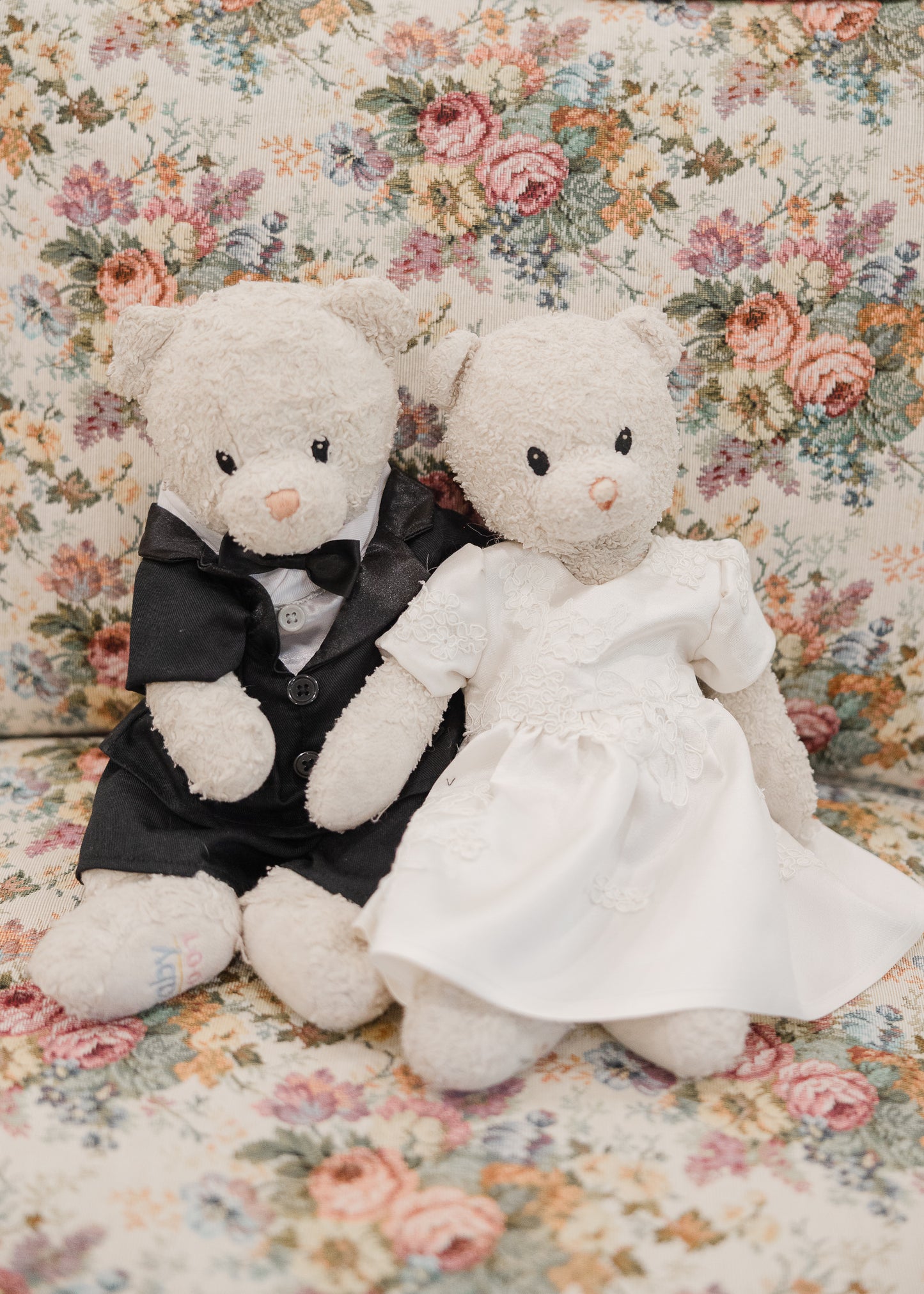 Teddy Bear Miniature Wedding Dress
