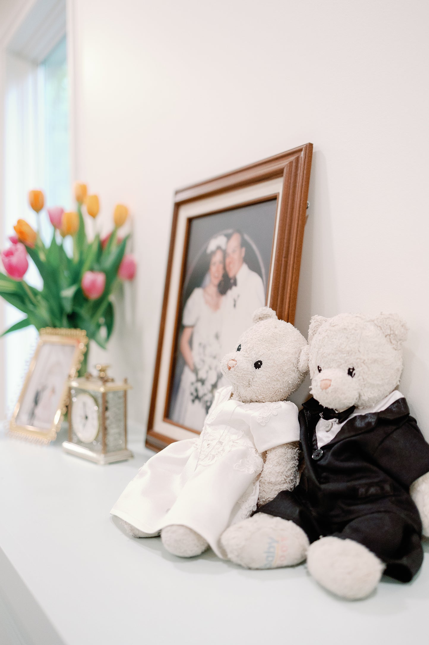 Teddy Bear Miniature Wedding Dress