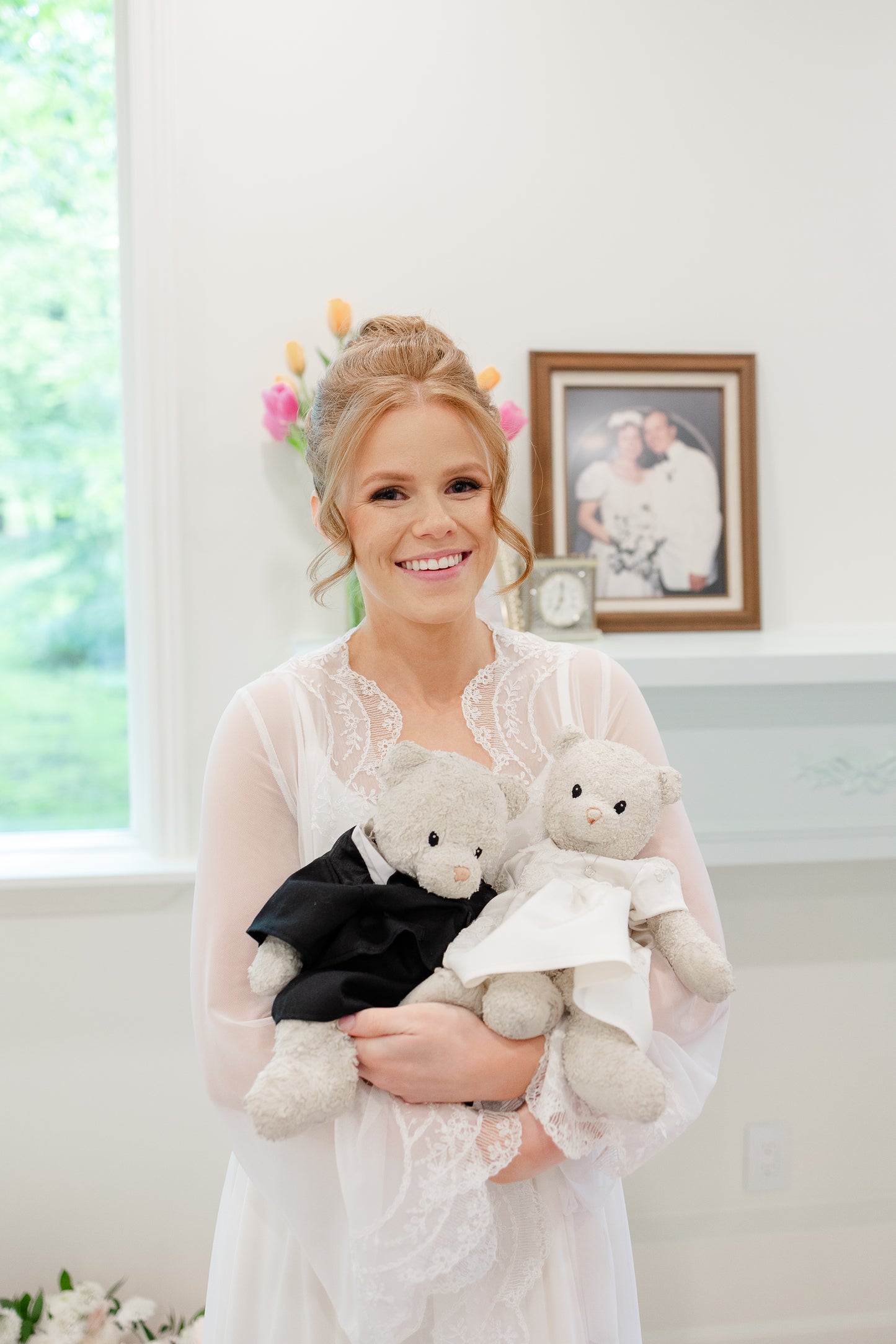 Teddy Bear Miniature Wedding Dress